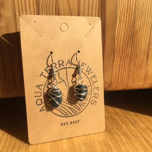 Celtic Sea Stone Earrings